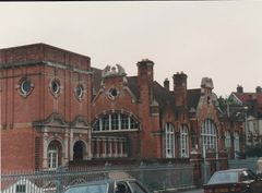 Tower Road School during clearance-demolition